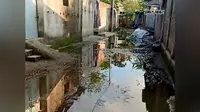 पौआखाली के हुसैन नगर कॉलोनी में जलजमाव से बढ़ी परेशानी, नारकीय हालात के बीच आवागमन को मजबूर लोग