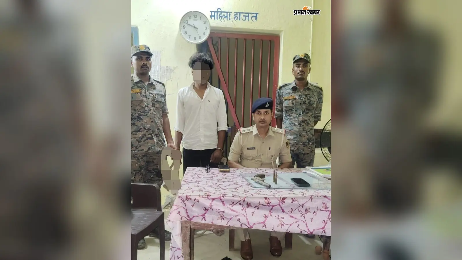 सीवान के आंदर में देशी कट्टा और दो कारतूस के साथ युवक गिरफ्तार, आर्म्स एक्ट में केस दर्ज