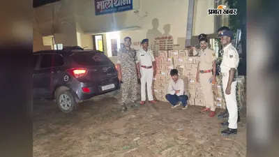 औरंगाबाद: 1525 लीटर देशी शराब लदी कार जब्त, चालक गिरफ्तार