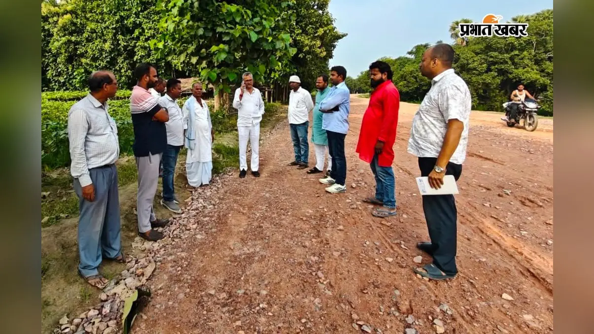 बहेड़ी बाइपास का विधायक विनय चौधरी ने किया निरीक्षण, चार माह में पूरा होने का दावा