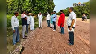 बहेड़ी बाइपास का विधायक विनय चौधरी ने किया निरीक्षण, चार माह में पूरा होने का दावा
