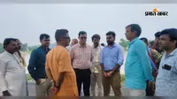 दरभंगा: नदी में समा रहे किसानों के खेत, विधायक ने लिया कटाव प्रभावित क्षेत्रों का जायजा