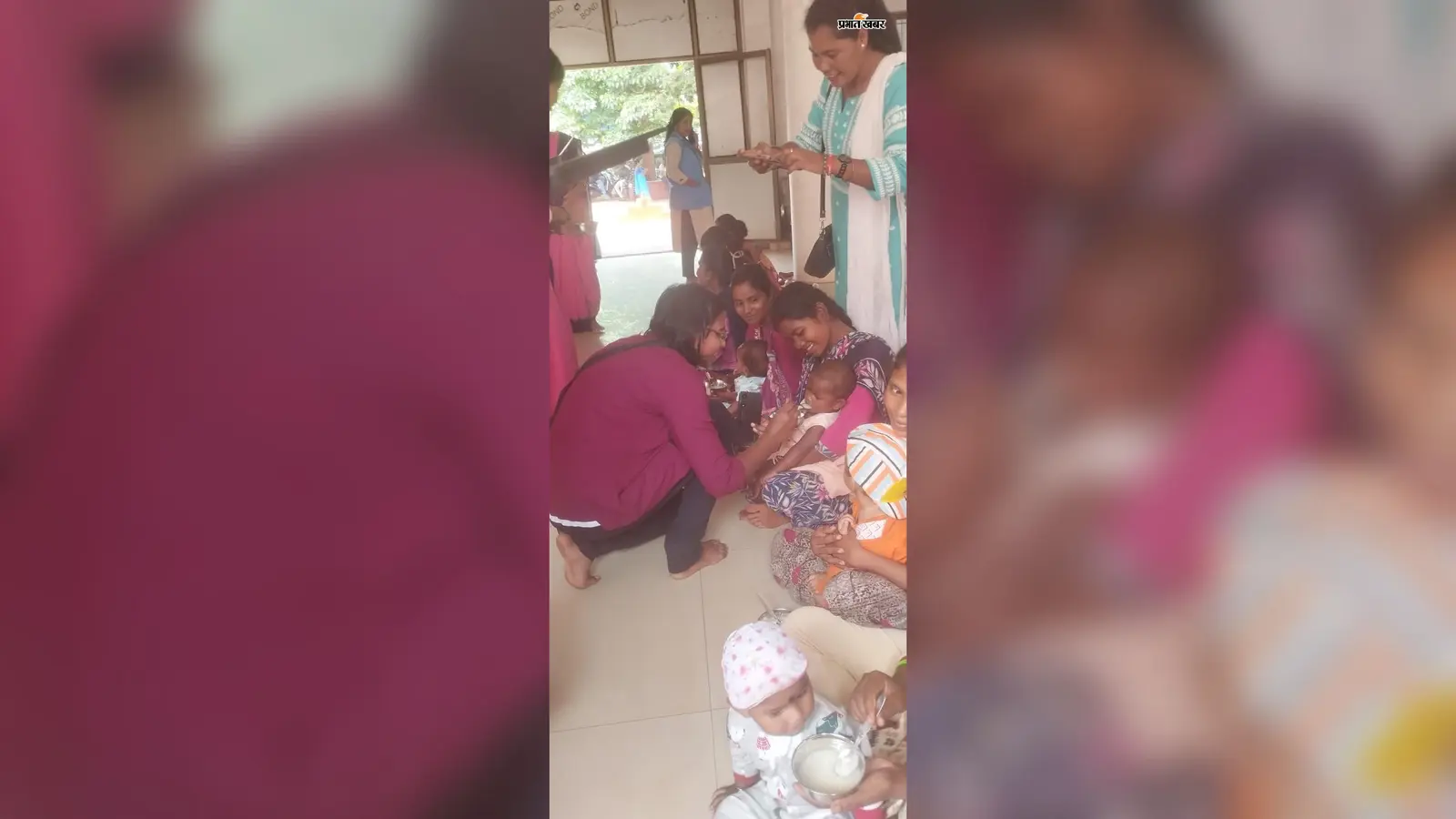 विश्व स्तनपान सप्ताह पर जागरूकता कार्यक्रम, 13 बच्चों का हुआ अन्नप्राशन