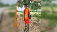 सावन में अनोखी शिवभक्ति: जहानाबाद का 14 वर्षीय विजय स्केटिंग करते हुए देवघर रवाना, काशीचक में भव्य स्वागत