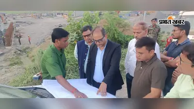 नए एयरपोर्ट टर्मिनल का डीएम ने किया निरीक्षण, समय पर निर्माण पूरा करने के निर्देश