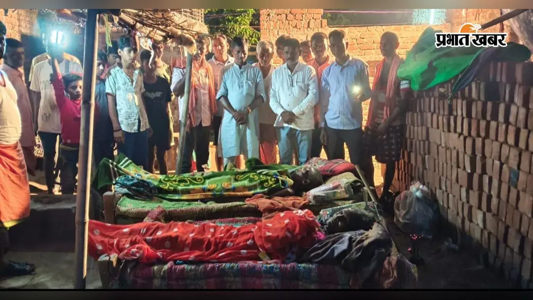 8 घंटे के अंतराल में पति-पत्नी की मौत, एक साथ उठी दोनों की अर्थी