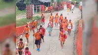 श्रावणी मेला के छठे दिन उमड़ा आस्था का सैलाब, 'बोल-बम' के जयघोष से गूंजा कांवरिया पथ