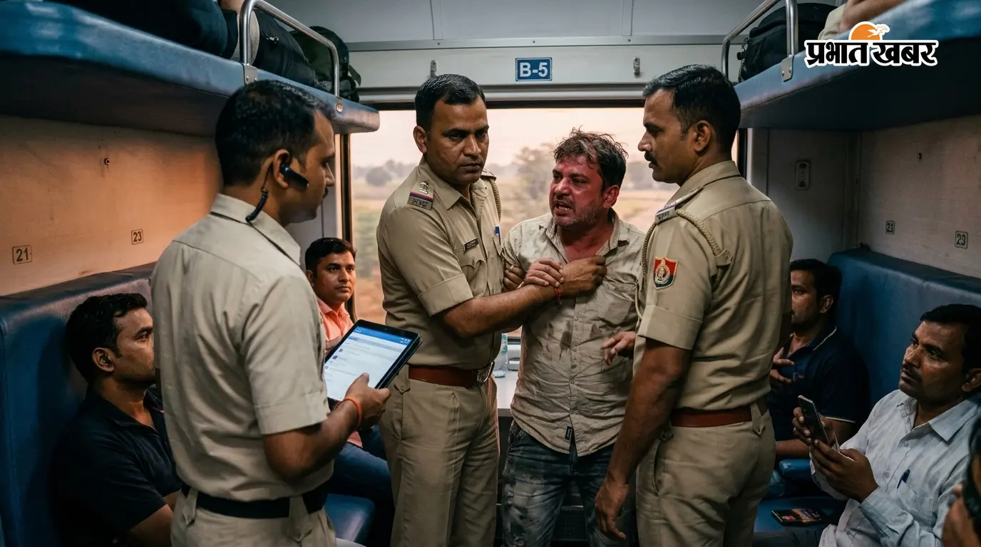 राजधानी एक्सप्रेस के बी-5 कोच में शराबी का उत्पात, सोशल मीडिया शिकायत के बाद तुरंत कार्रवाई