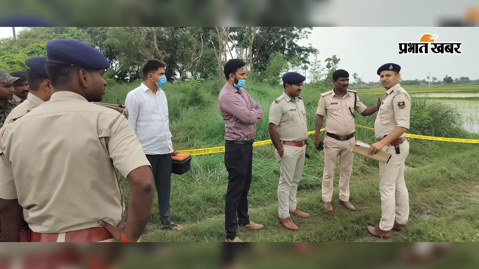 कैमूर में लापता युवक का सिर कटा शव पोखर से मिला, 300 मीटर दूर बरामद हुआ सिर