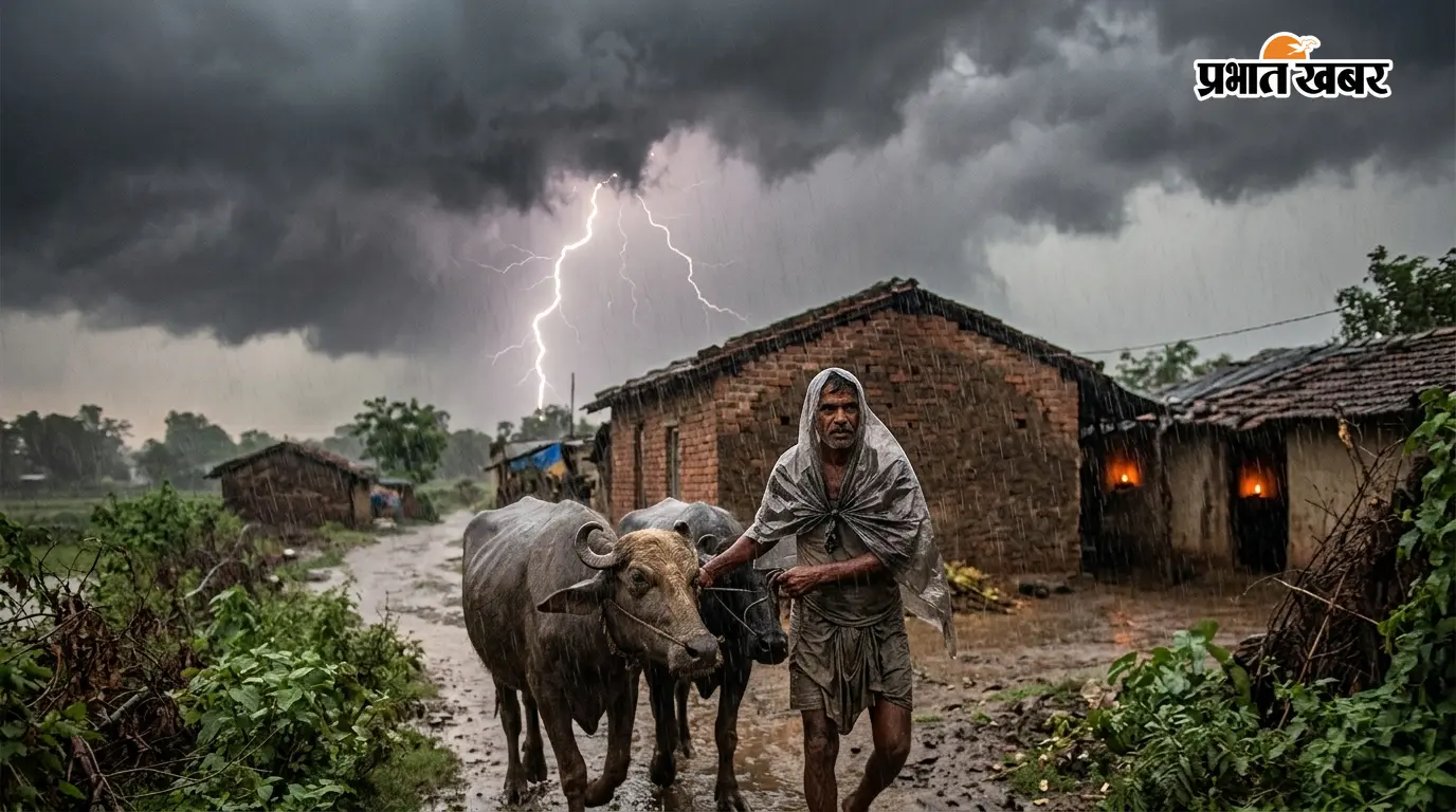 खराब वेदर: मानसून की भयंकर चपेट में पूरा बिहार, गरज-चमक के साथ भारी बारिश का अलर्ट