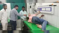 एनएच-27 पर अज्ञात वाहन की टक्कर से युवक गंभीर घायल, डीएमसीएच रेफर