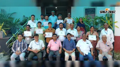 पूसा में मशरूम उत्पादन प्रशिक्षण संपन्न, प्रशिक्षुओं को दिए गए प्रमाणपत्र