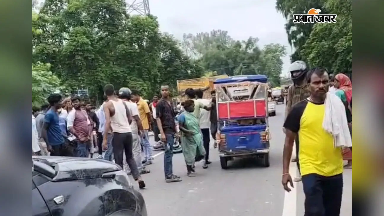 कटिहार के कोढ़ा में NH-31 पर तेज रफ्तार ट्रक ने बाइक सवार युवक को कुचला, इलाज के दौरान मौत