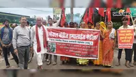 बक्सर के डुमरांव में सातवें दिन भी नहीं थमी नगर निकाय कर्मियों की हड़ताल, पुराना भोजपुर तक निकाला विरोध मार्च