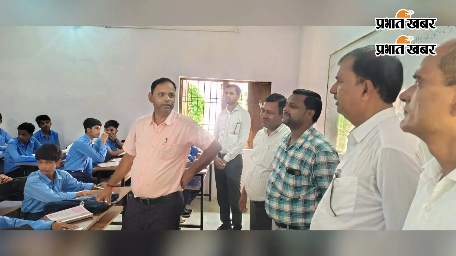 एकलव्य खेल योजना के तहत जिला खेल पदाधिकारी ने किया इंटर विद्यालय रजौली का निरीक्षण