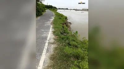 किशनगंज के टेढ़ागाछ में रेतुआ नदी का बढ़ता कटाव, डोरिया-लोधाबाड़ी मुख्यमंत्री सड़क पर मंडराया खतरा