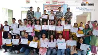 एसएसबी 20वीं वाहिनी का सिलाई प्रशिक्षण संपन्न, 22 महिलाओं को मिला प्रमाणपत्र और टूल किट