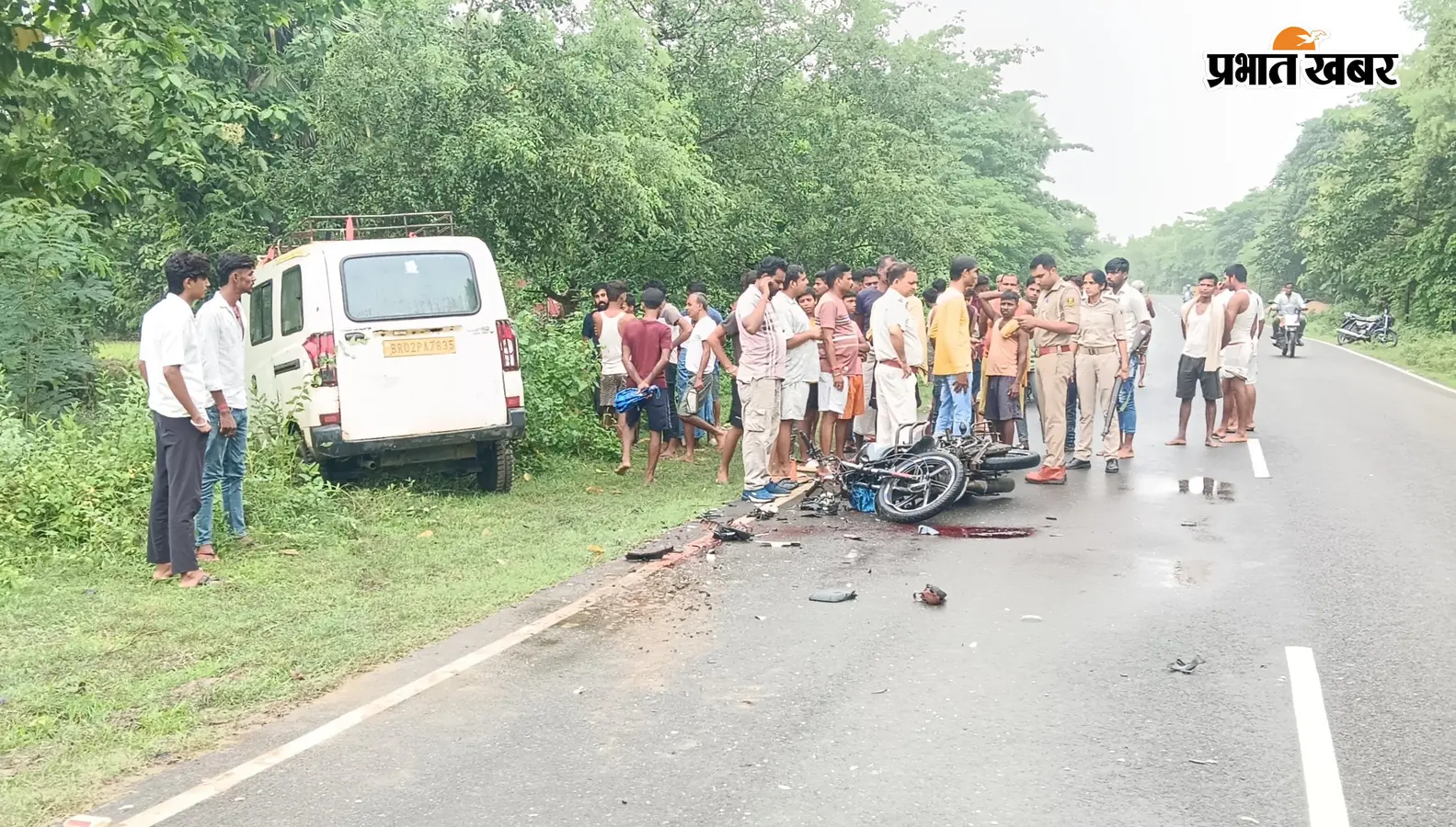 नालंदा में मैजिक व बाइक की टक्कर में बाइक सवार की मौत; गराई बिगहा गांव के पास हुआ हादसा