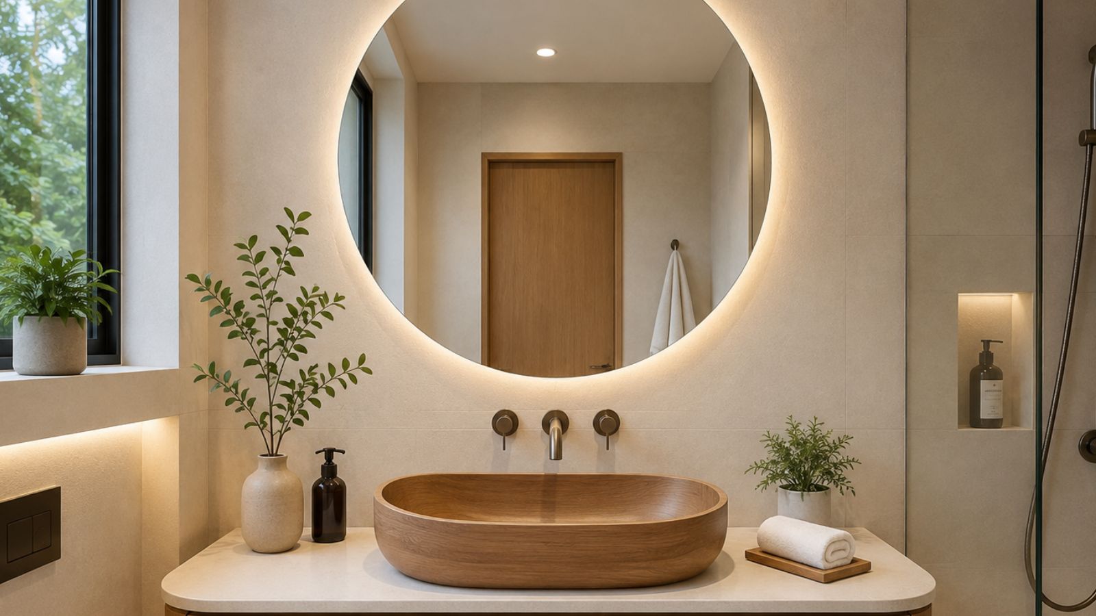 Wooden Wash Basin Designs , PC - AI