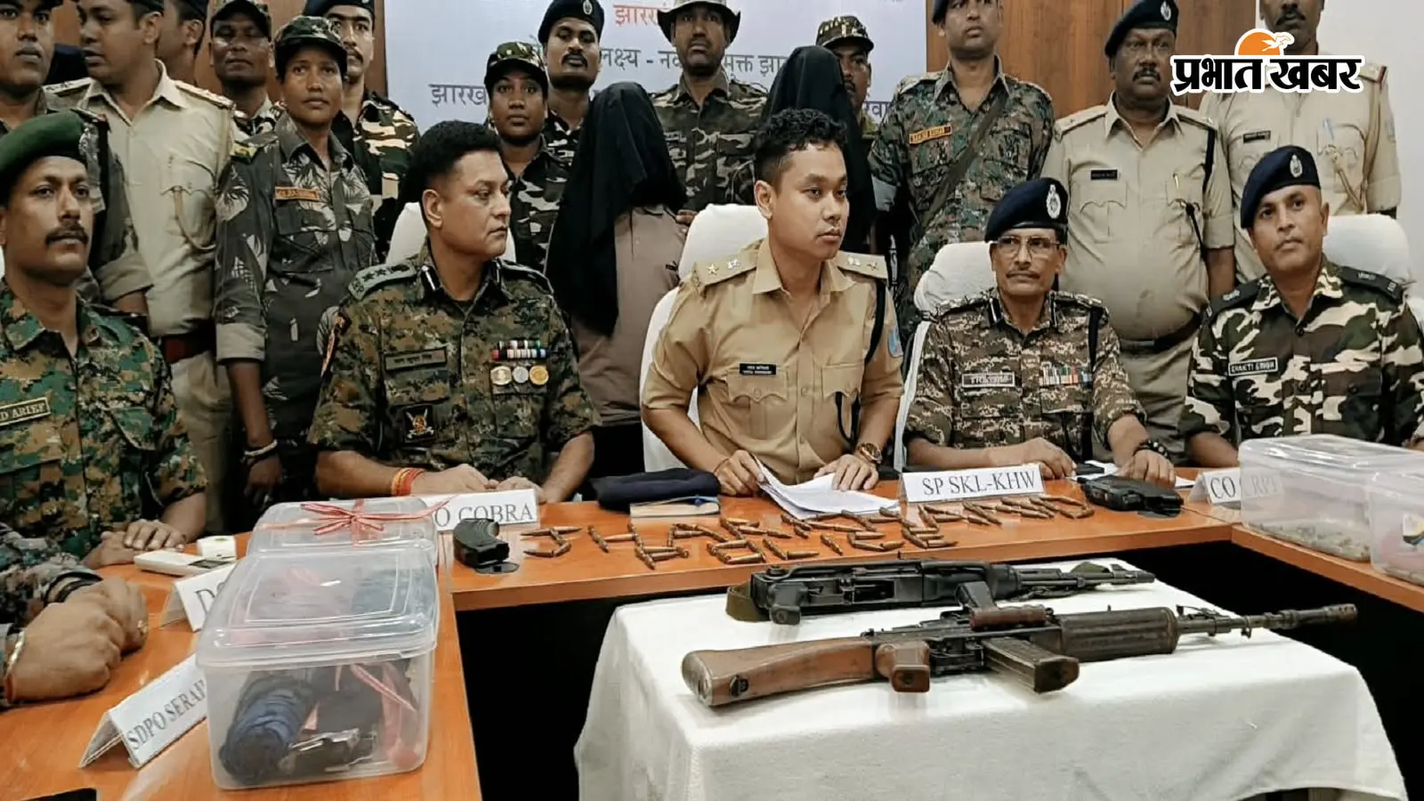 सरायकेला में 22 लाख के तीन इनामी नक्सली गिरफ्तार, पुलिस की बड़ी कामयाबी
