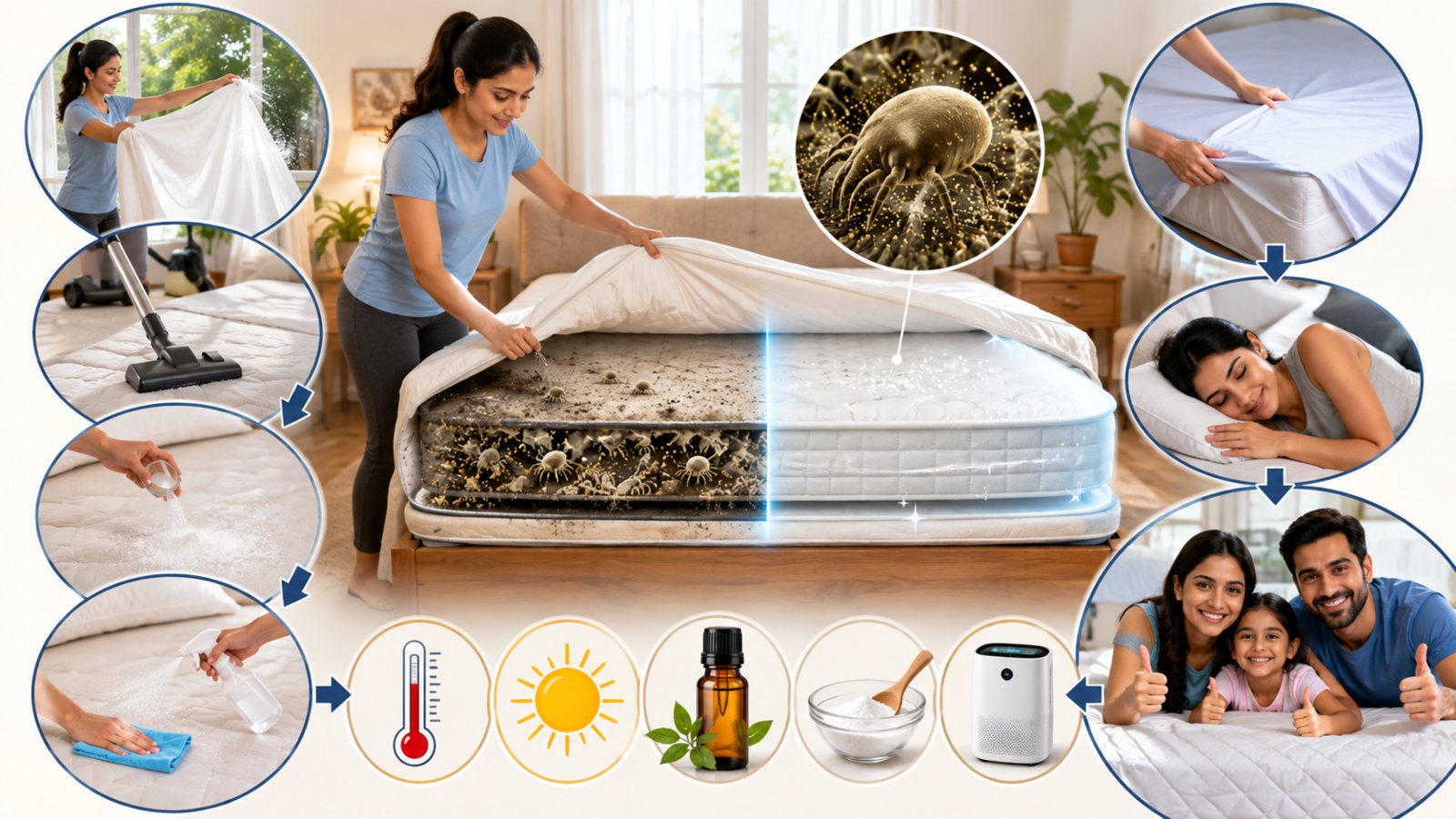 easy mattress cleaning tips