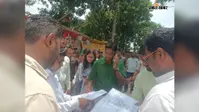 अहल्यास्थान मंदिर के सौंदर्यीकरण कार्य का डीएम ने लिया जायजा, समय पर काम पूरा करने के निर्देश