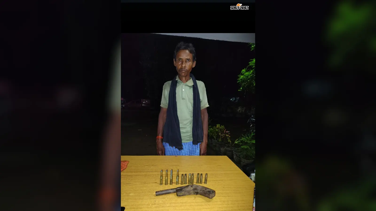 भगवानपुर में गुप्त सूचना पर पुलिस की बड़ी कार्रवाई: नौगढ़ से देशी कट्टा, कारतूस और खोखा के साथ अधेड़ गिरफ्तार