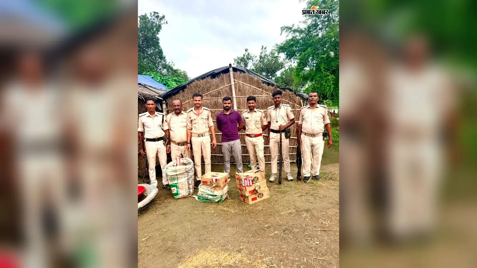 पश्चिम चंपारण में उत्पाद विभाग की बड़ी कार्रवाई, भारी मात्रा में शराब बरामद, आठ गिरफ्तार