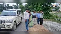 जयनगर पंचायत सरकार भवन का विधायक देवंती यादव ने किया निरीक्षण, गुणवत्ता और समयसीमा पर दिए सख्त निर्देश