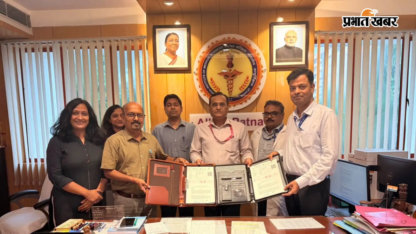 एम्स पटना व स्टेट हेल्थ सोसाइटी के बीच ऐतिहासिक करार, सरकारी अस्पतालों में मिलेगा एक समान आपातकालीन इलाज