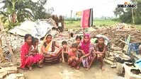 गोपालगंज: प्रशासनिक कार्रवाई के बाद बेघर हुए दो परिवार, खुले आसमान के नीचे गुजर रही जिंदगी; राहत की आस में पीड़ित
