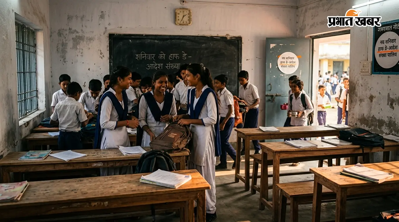 बिहार के स्कूलों में शनिवार को हाफ डे व्यवस्था लागू, शिक्षा विभाग का नया आदेश जारी