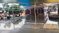 मंदिर परिसर में जलजमाव से बढ़ी परेशानी, कीचड़ और दुर्गंध के बीच आने-जाने को मजबूर श्रद्धालु