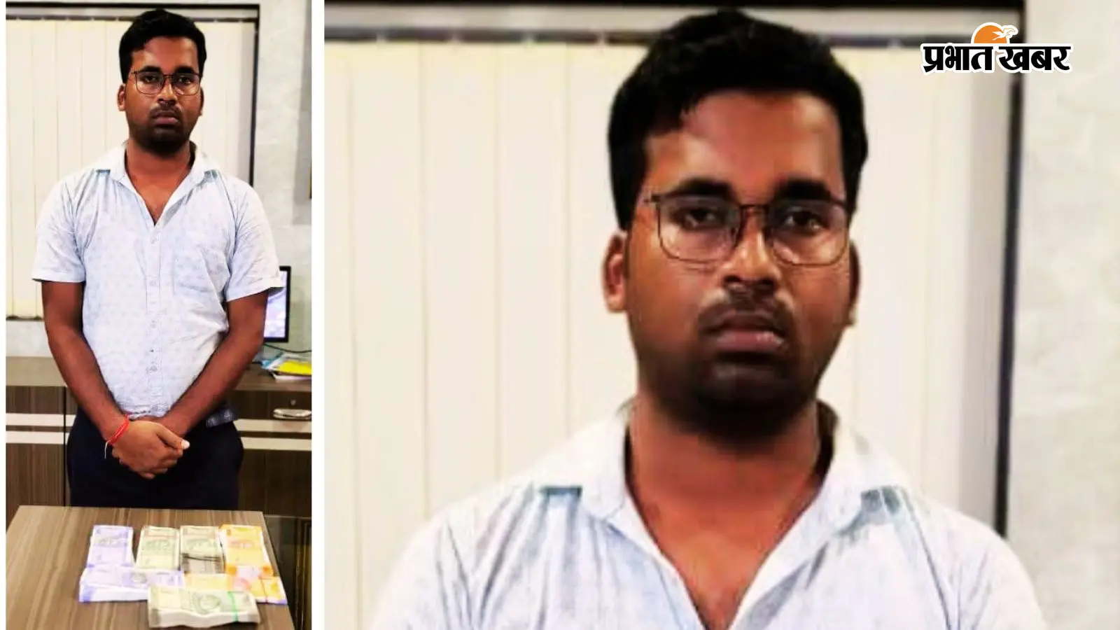 एंटी क्रप्शन ब्यूरो की कार्रवाई, सब-जूनियर इंजीनियर 2 लाख रुपए रिश्वत लेते अरेस्ट