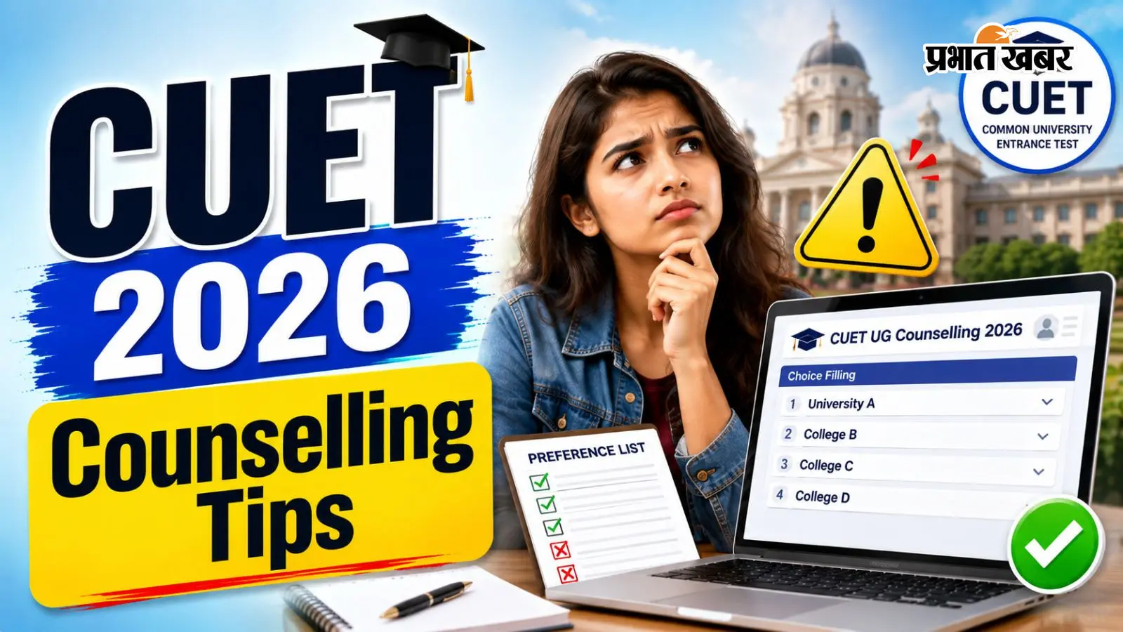 CUET Counselling 2026 में होने वाली 5 बड़ी गलतियां, जिनसे छूट सकता है एडमिशन