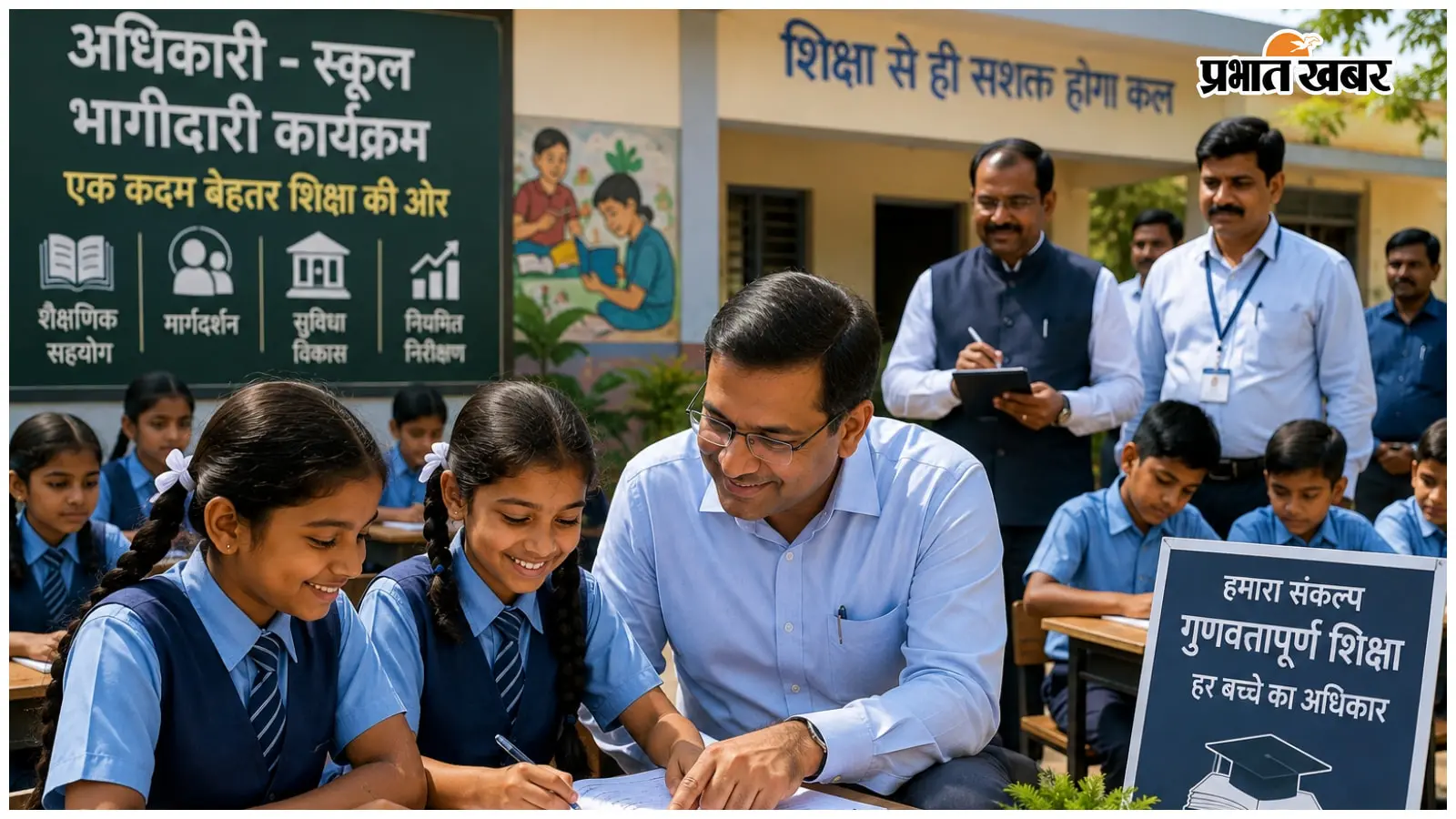 गुणवत्तापूर्ण शिक्षा के लिए जिला प्रशासन की अनोखी पहल, अब वरीय अधिकारी गोद लेंगे स्कूल