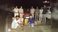 शराब तस्करों के खिलाफ उत्पाद विभाग की बड़ी कार्रवाई, 278 लीटर विदेशी शराब व बीयर के साथ दो गिरफ्तार; 2 गाड़ियां जब्त