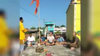 पुरुषोत्तमपुर के श्री गणेश मंदिर परिसर में राष्ट्रीय स्वयंसेवक संघ ने मनाया गुरु पूर्णिमा उत्सव