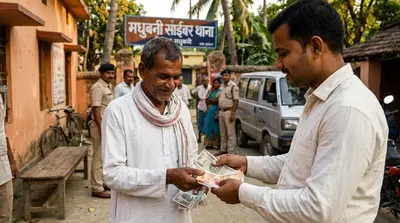 मधुबनी साइबर थाना पुलिस की बड़ी कार्रवाई, ठगी के शिकार व्यक्ति को लौटाए 32 हजार रुपये