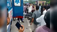 NH-327E पर दो मोटरसाइकिलों की आमने-सामने भिड़ंत, तीन लोग घायल