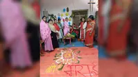 आंगनबाड़ी केंद्र संख्या 331 पर गोद भराई सह विश्व स्तनपान सप्ताह का आयोजन, सीडीपीओ रेणु कुमारी रहीं मौजूद
