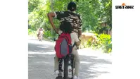 एक हाथ में देश की सुरक्षा, दूसरे में बच्चे का भविष्य; साइकिल से बेटे को स्कूल छोड़ती SSB महिला जवान की तस्वीर वायरल