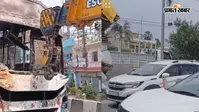 पटना के बाईपास में 3 घंटे बाद शुरू हुआ ट्रैफिक, क्रेन से हटाए जा रहे जले वाहन