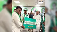Samastipur: युवा जदयू जिलाध्यक्ष ने स्वास्थ्य मंत्री निशांत कुमार का किया स्वागत