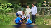 'मां के नाम एक पौधा' अभियान के तहत इंटर विद्यालय रजौली में हुआ वृक्षारोपण