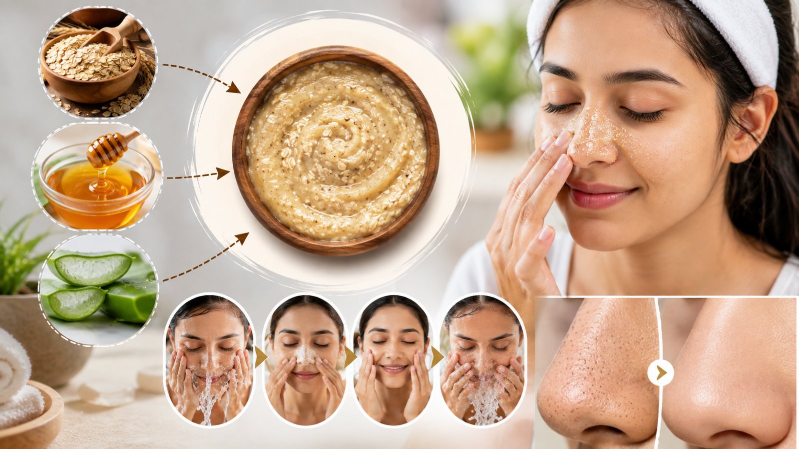 easy diy blackheads removal scrub