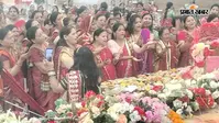 हजारीबाग में श्री रानी सती दादी का महा मंगल पाठ, भजनों पर झूमे श्रद्धालु