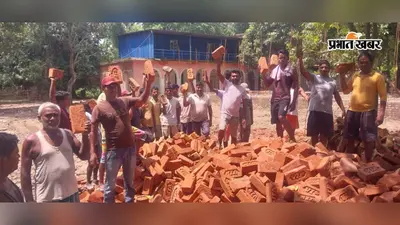 प्लस टू स्कूल बारुदह में घटिया निर्माण को लेकर ग्रामीणों का फूटा गुस्सा, JE ने काम रोकने का दिया आदेश