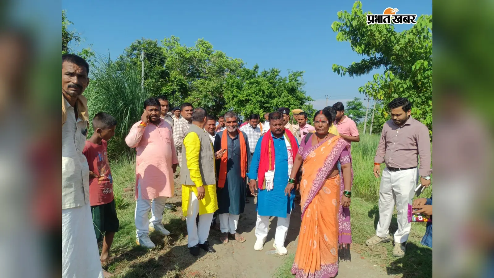 योगापट्टी में गंडक नदी मछुआरा मामले की जांच, मछुआरा आयोग ने पीड़ित परिवार को दिया सहायता का भरोसा