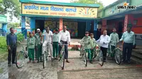 उत्क्रमित मध्य विद्यालय खलचो में छह छात्र-छात्राओं को मिली साइकिल, शिक्षा की राह हुई आसान